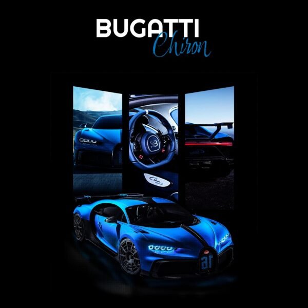 Playera Auto Bugatti Chiron - Imagen 6