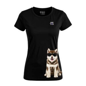 Playera Baby Husky Café