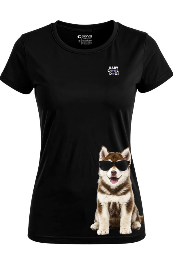 Playera Baby Husky Café