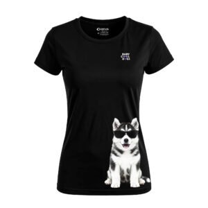 Playera Baby Husky Gris