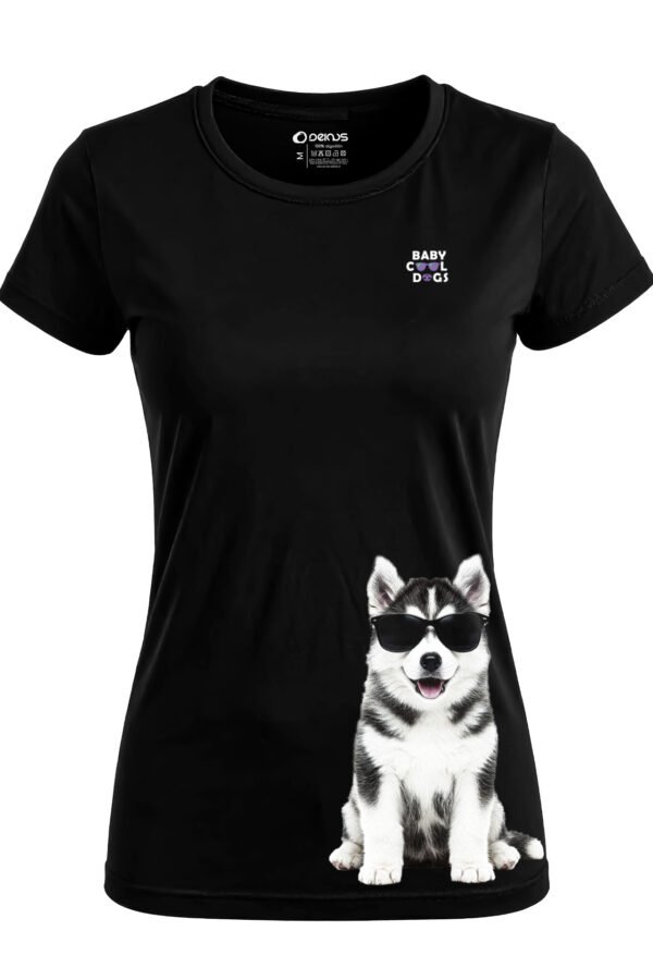 Playera Baby Husky Gris
