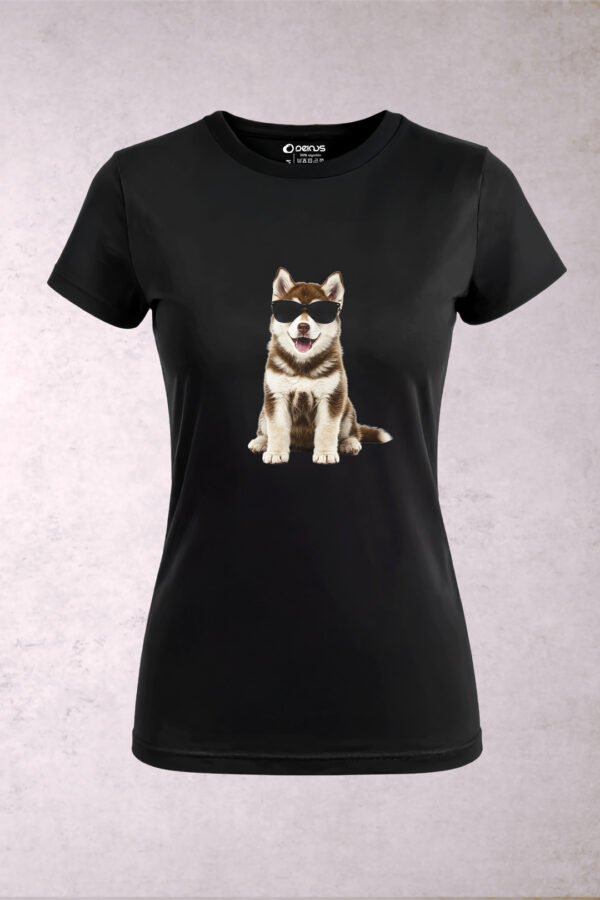 Playera Baby Husky Café