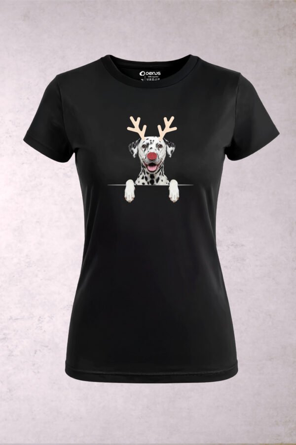 Playera Navidad Dálmata Reno