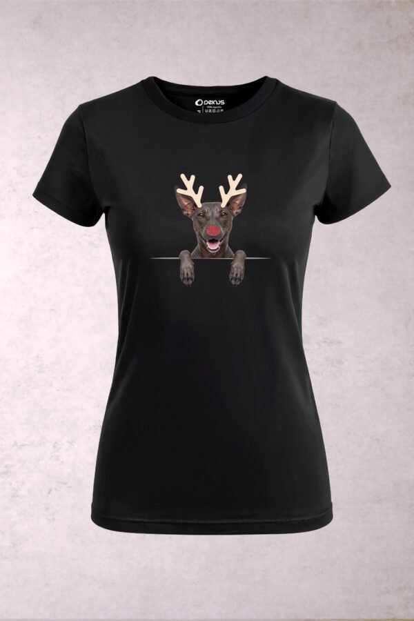 Playera Navidad Xoloitzcuintle Reno
