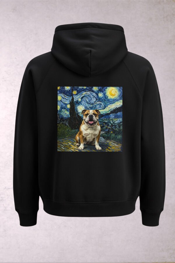 Sudadera Perro Bulldog Inglés Van Gogh Unisex