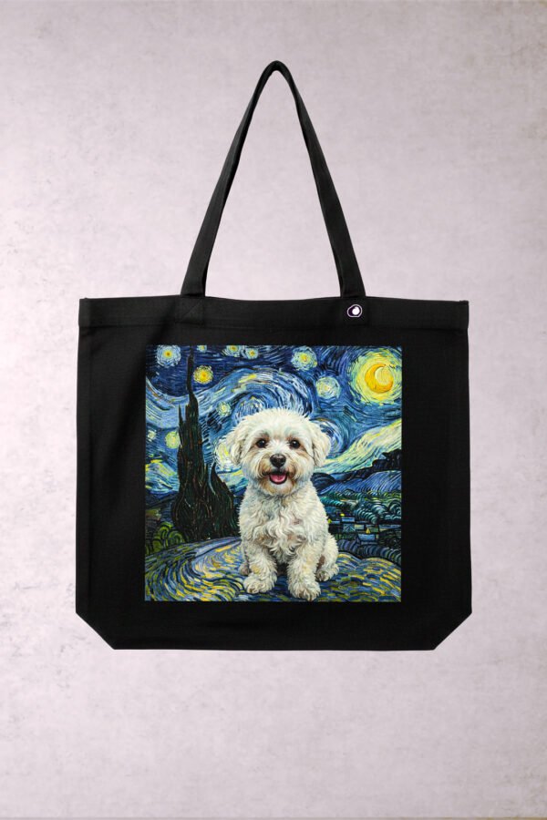 Bolso Bichón Frisé Van Gogh Noche Estrellada