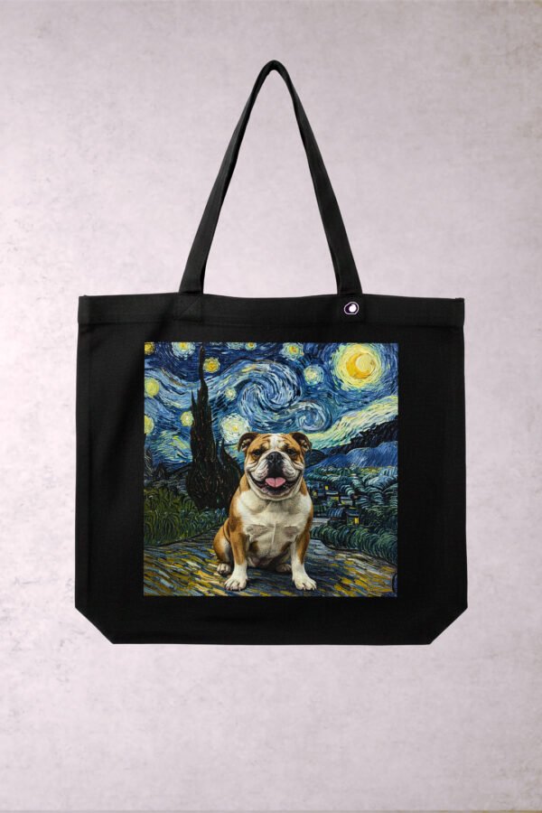 Bolso Bulldog Inglés Gogh Noche Estrellada