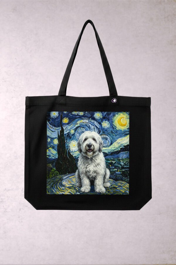 Bolso Viejo Pastor Inglés Van Gogh Noche Estrellada