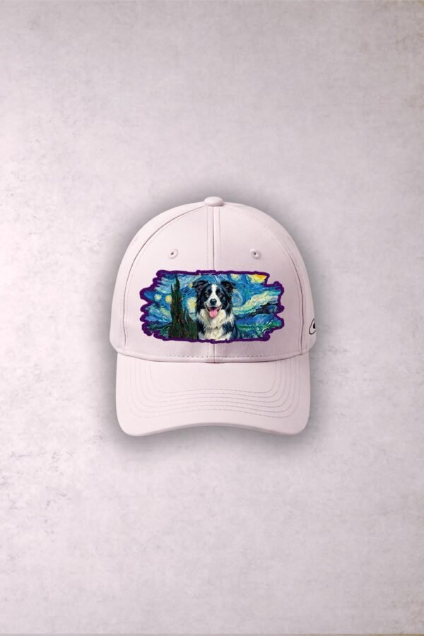 Gorra Border Collie Van Gogh Noche Estrellada