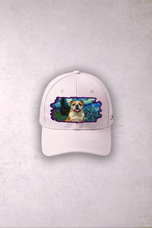 Gorra Bulldog Inglés Van Gogh Noche Estrellada