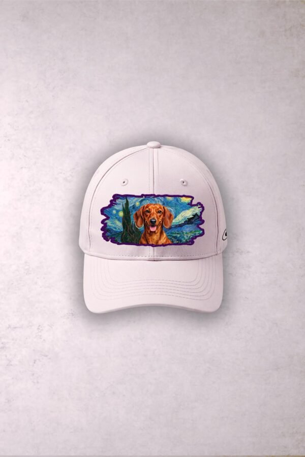 Gorra Dachshund Salchicha Van Gogh Noche Estrellada