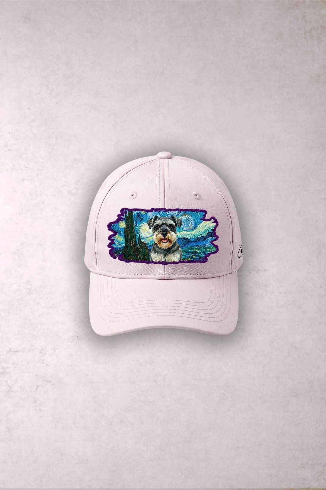 Gorra Schnauzer Gris Van Gogh Noche Estrellada