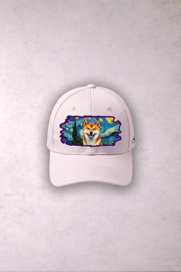 Gorra Shiba Inu Van Gogh Noche Estrellada