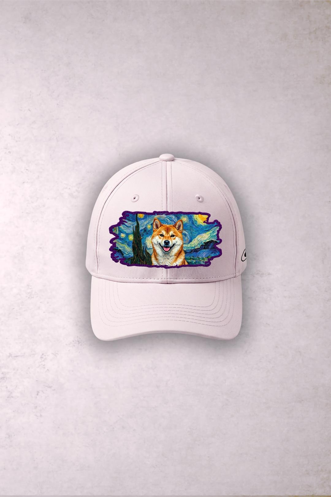 Gorra Shiba Inu Van Gogh Noche Estrellada