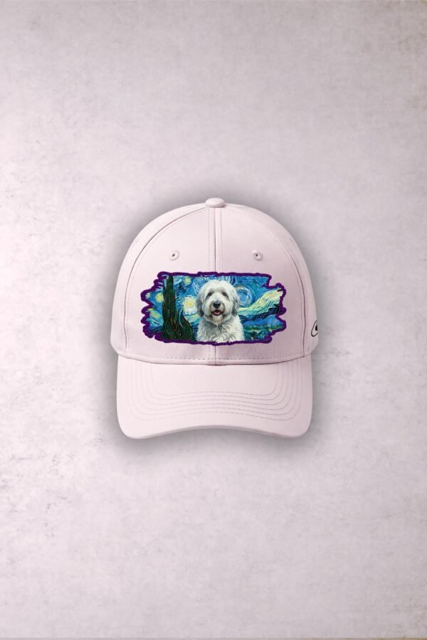Gorra Viejo Pastor Ingles Van Gogh Noche Estrellada