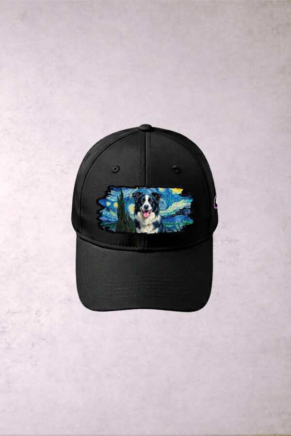 Gorra Border Collie Van Gogh Noche Estrellada