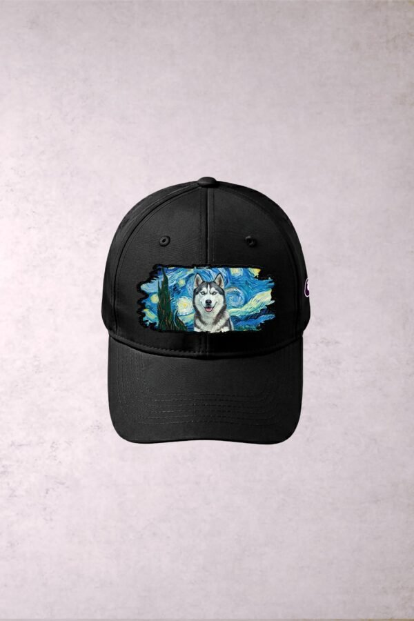Gorra Husky Gris Van Gogh Noche Estrellada