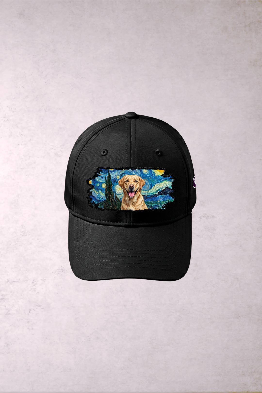 Gorra Labrador Beige Van Gogh Noche Estrellada