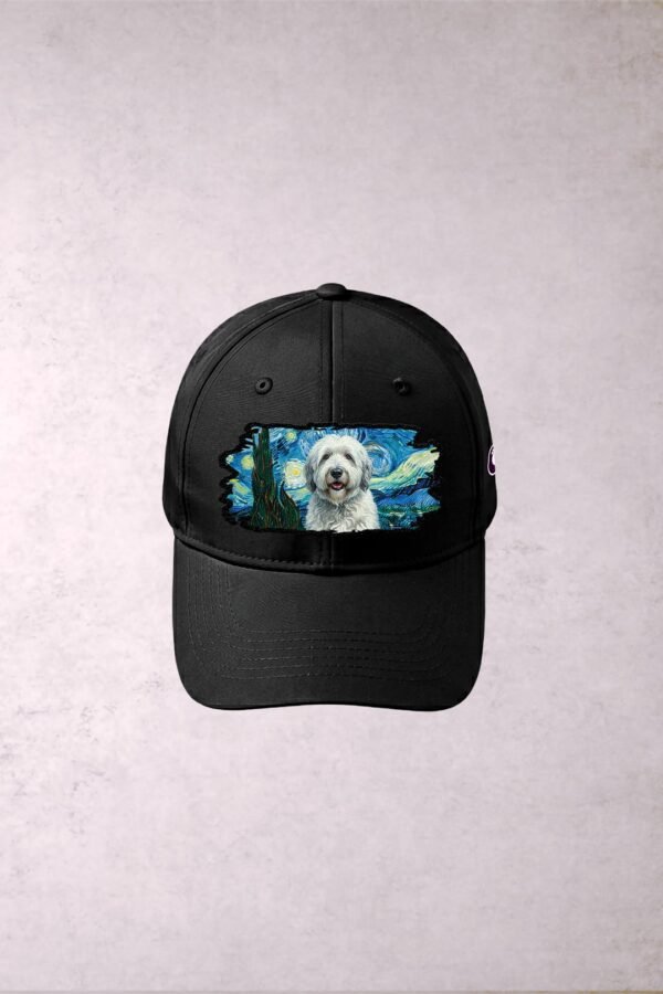 Gorra Viejo Pastor Ingles Van Gogh Noche Estrellada