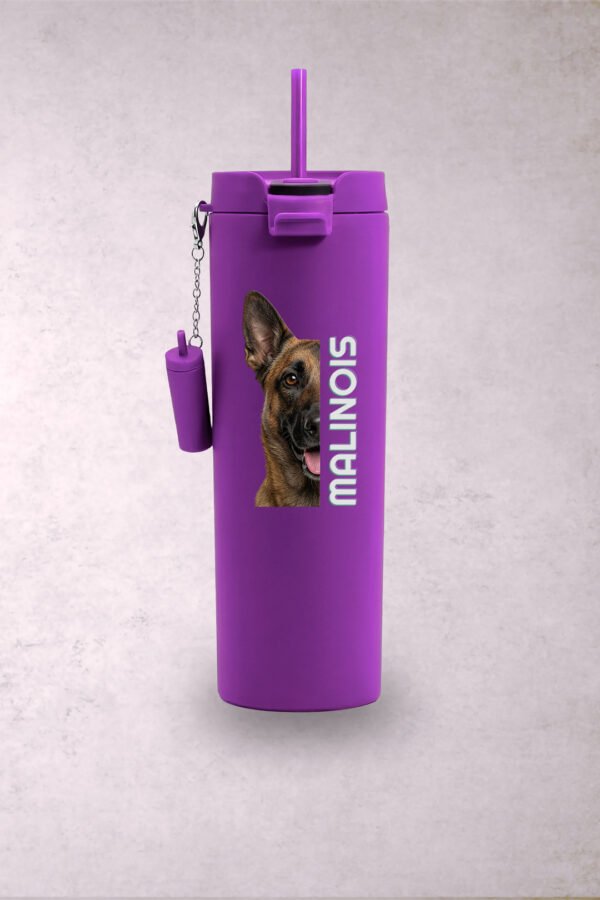 Vaso Perro Malinois Media Cara
