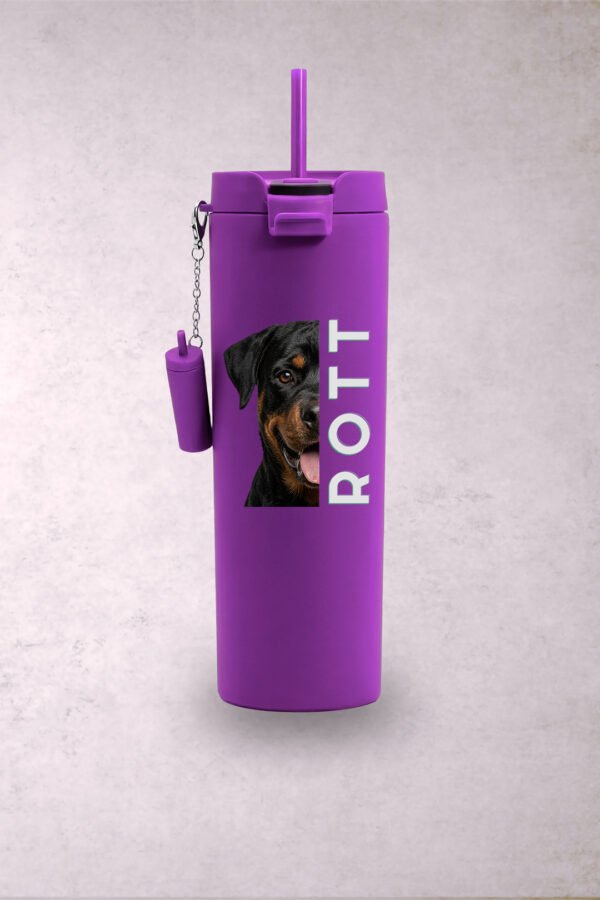 Vaso Perro Rottweiler Media Cara
