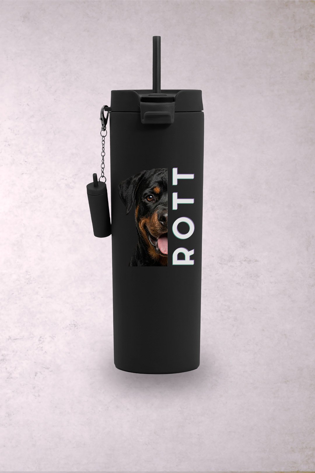 Vaso Perro Rottweiler Media Cara - Imagen 5